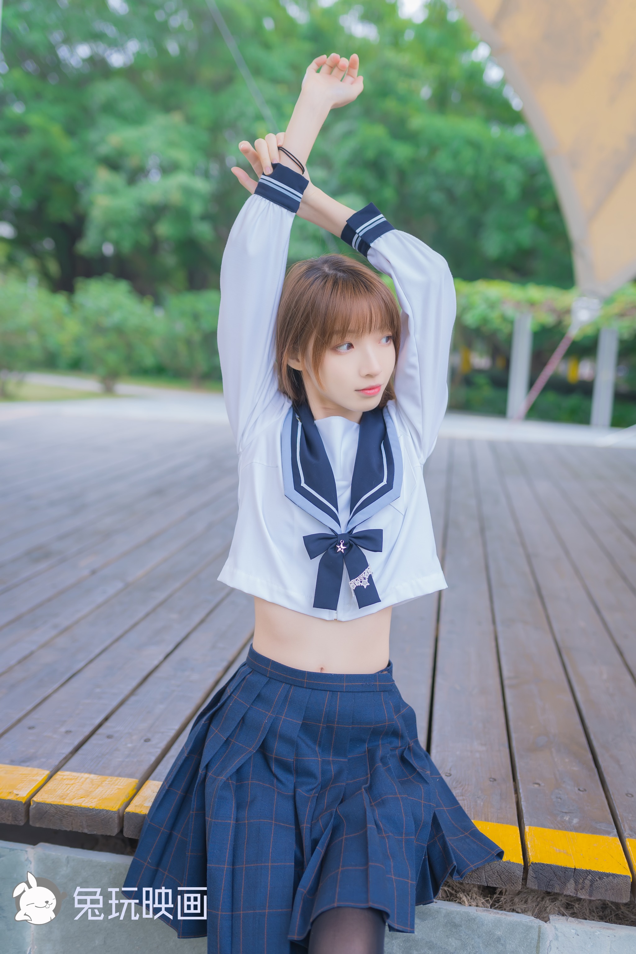 图片[1]-祖木子 – NO.003 兔玩 小清新JK少女 [45P]-XikXak
